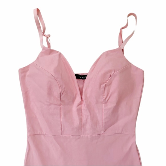 Papaya Pastel Pink Midi Dress - Picture 5 of 5